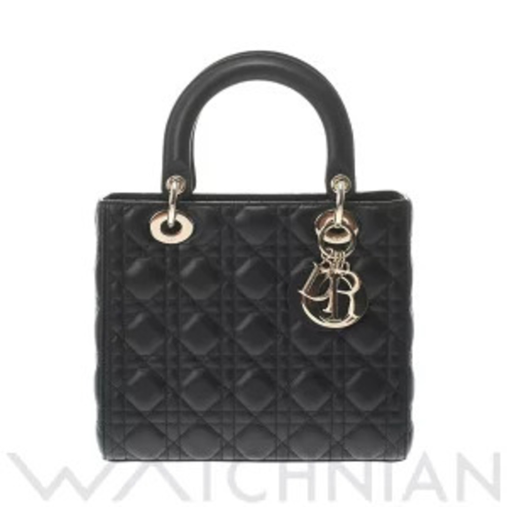Dior LADY Bag Cannage Black Lambskin Handbag